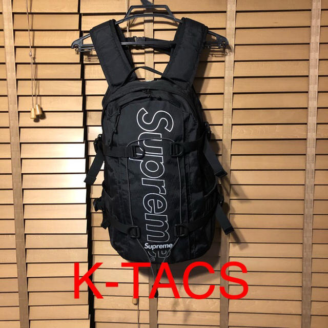 Supreme 18FW Backpack Black シュプリーム　リュック