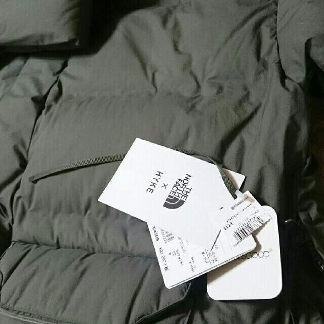 HYKE(ハイク)の先行販売 HYKE × TNF ダウン Big Down Jacket メンズM メンズのジャケット/アウター(ダウンジャケット)の商品写真