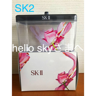 エスケーツー(SK-II)の《hello skyさまへ》SK2 ピンクフラワーコットンケース(その他)