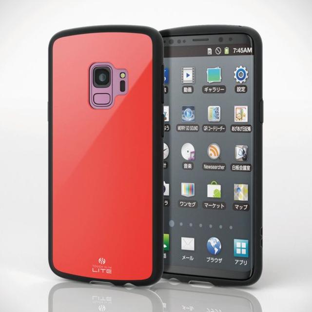 ELECOM(エレコム)の【レッド】Galaxy S9用TOUGH SLIM LITE 耐衝撃ケース スマホ/家電/カメラのスマホアクセサリー(Androidケース)の商品写真