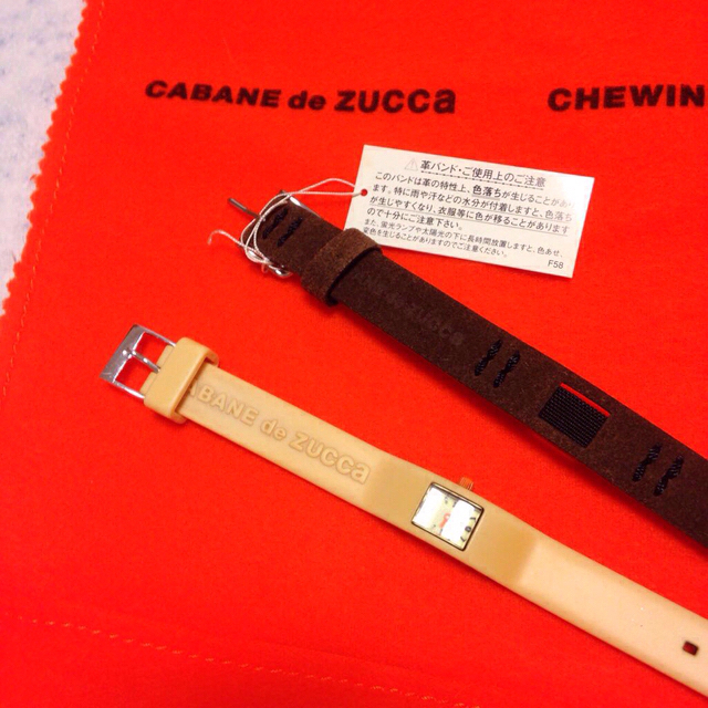CABANE de ZUCCa(カバンドズッカ)の未使用革ベルト レディースのファッション小物(腕時計)の商品写真