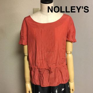 ノーリーズ(NOLLEY'S)の【NOLLEY'S】ノーリーズ ピンク オレンジ 半袖 ブラウス (シャツ/ブラウス(半袖/袖なし))