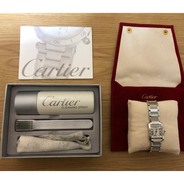 Cartier(カルティエ)のお値下げ カルティエ タンクフランセーズSM  レディース レディースのファッション小物(腕時計)の商品写真