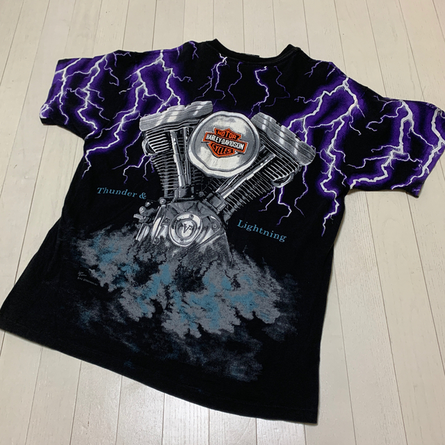 トップスHARLEY DAVIDSON Vintage 90s Thunder tee