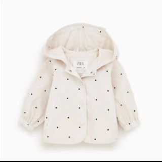 ザラキッズ(ZARA KIDS)のzarababy  ドット柄 アウター 80(ジャケット/コート)