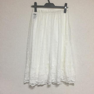 ダブルクローゼット(w closet)のw closetレーススカート♡(ひざ丈スカート)