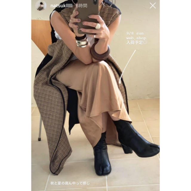 aries(アリエス)のアリエスミラージュチェック柄ベスト レディースのトップス(ベスト/ジレ)の商品写真