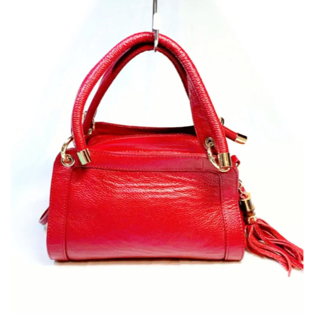 GALLARDA GALANTE(ガリャルダガランテ)のrive droite リブドロワ 本革 レザー 2way バッグ 赤 レディースのバッグ(ハンドバッグ)の商品写真