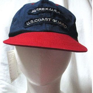 アヴィレックス(AVIREX)の90's アビレックス COAST GUARD キャップ 送料込(キャップ)