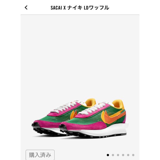 NIKE sacaiスニーカー