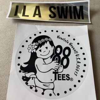 エイティーエイティーズ(88TEES)の【88tees &ILA SWIM】シール ステッカー(シール)