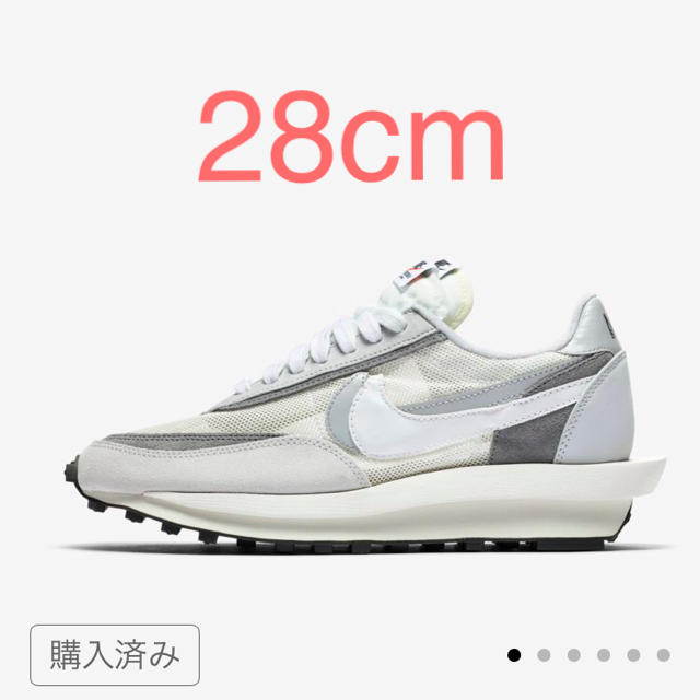 NIKE×sacai ホワイト LDワッフル