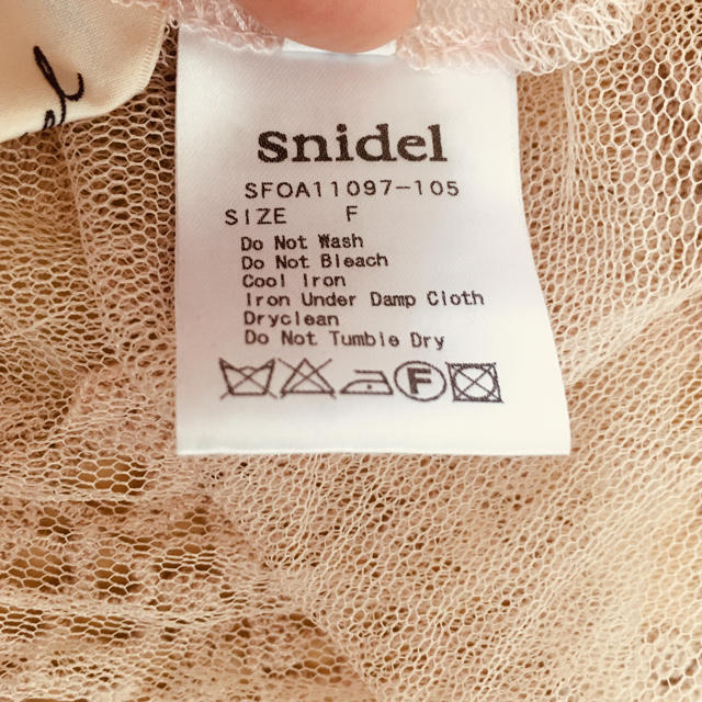 SNIDEL(スナイデル)のsnidel スナイデル レース アンティーク ワンピース レディースのワンピース(ひざ丈ワンピース)の商品写真