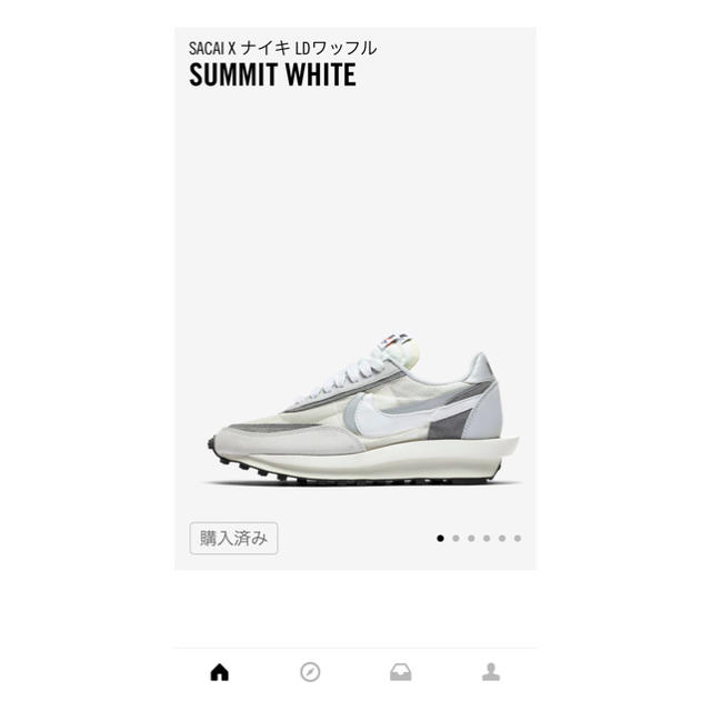 nike sacai LD waffle SUMMIT WHITE