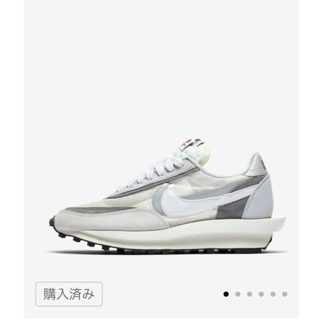 sacai × NIKE LDWaffle white 27.5