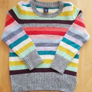 ベビーギャップ(babyGAP)のbabyGap カラフルボーダーセーター 95cm(ニット)