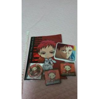 送料無料　赤司　セット　黒子のバスケ　缶バッチ　J-world(バッジ/ピンバッジ)