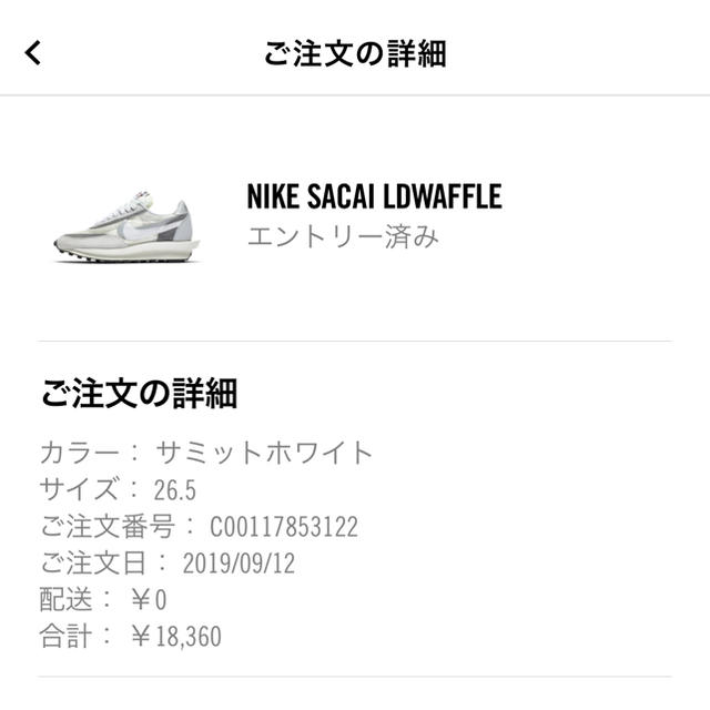 NIKE SACAI LDWAFFLE