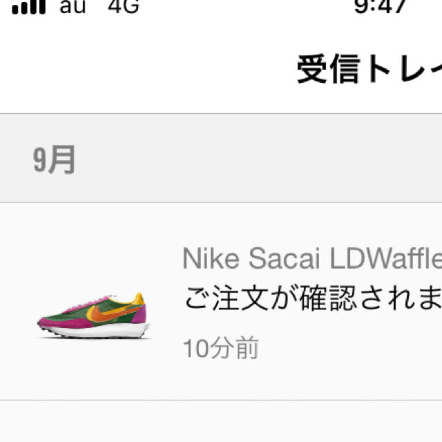 sacai(サカイ)のnike sacai LD waffle 26.0 pink green メンズの靴/シューズ(スニーカー)の商品写真