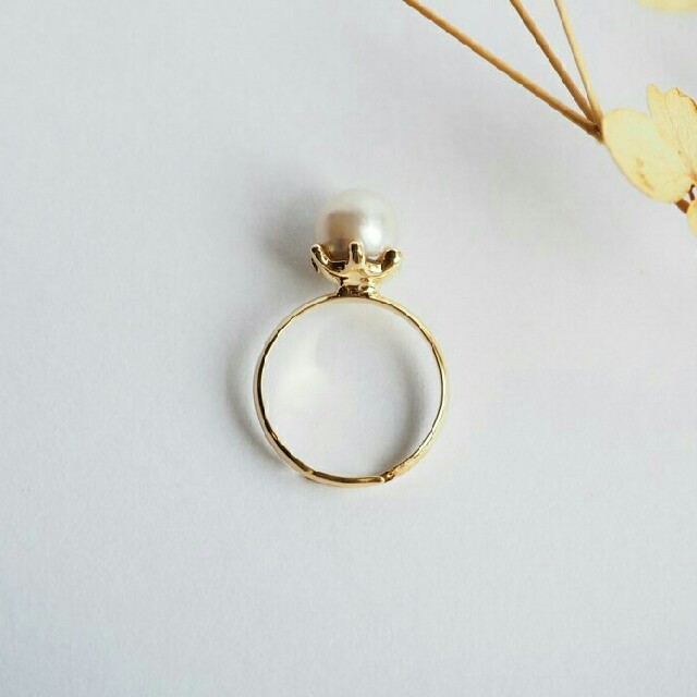 アコヤ真珠の指輪の通販 by little treasures｜ラクマ