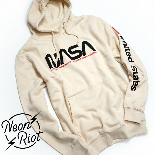 NASA HOODIE SWEATSHIRTナサ★ M パーカー 海外限定