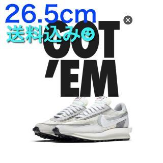 ナイキ(NIKE)のSACAI x NIKE LDWAFFLE SUMMIT WHITE(スニーカー)