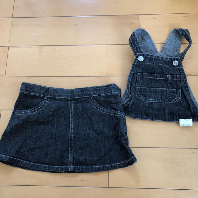 COMME CA ISM(コムサイズム)のジャンバースカート☆95 キッズ/ベビー/マタニティのキッズ服女の子用(90cm~)(ワンピース)の商品写真