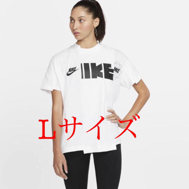 NIKE sacai ハイブリッド Tシャツ Lサイズメンズ