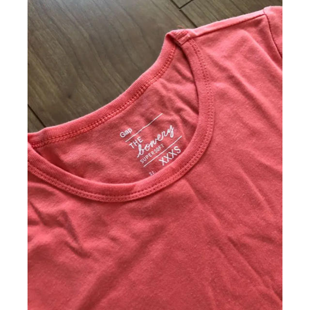 GAP(ギャップ)のGAP ギャップ Tシャツ 半袖 XXXS オレンジ ビタミンカラー レディースのトップス(Tシャツ(半袖/袖なし))の商品写真