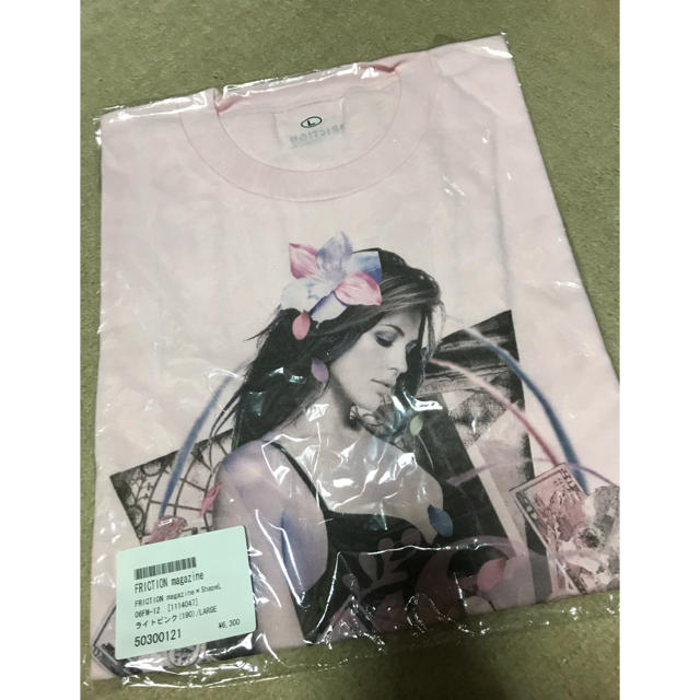 Shapel(シャペル)の希少  SHAPEL ファンクションマガジンコラボ グラフィックガールT　ピンク メンズのトップス(Tシャツ/カットソー(半袖/袖なし))の商品写真