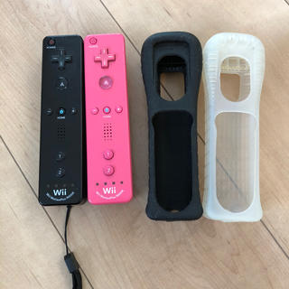 ウィー(Wii)のMVTx様専用☆Wiiリモコン２シリコンケース２セット(家庭用ゲーム機本体)