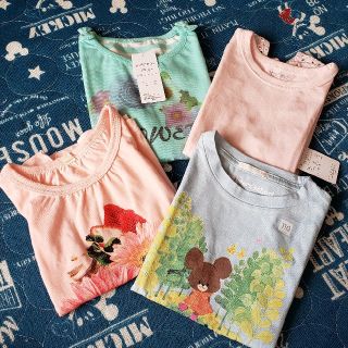 クマノガッコウ(くまのがっこう)の110㎝☆女の子　半袖Tシャツ　くまのがっこう(Tシャツ/カットソー)