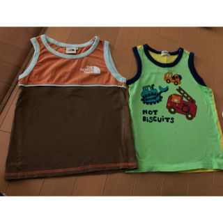 ザノースフェイス(THE NORTH FACE)のザノースフェイス ミキハウス ホットビスケッツ 110 タンクトップ(Tシャツ/カットソー)