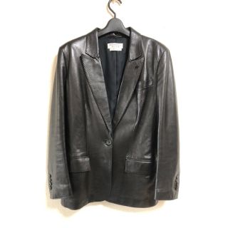 正規品 90s YSL イヴサンローラン ノーカラージャケット 紫 パープル 9