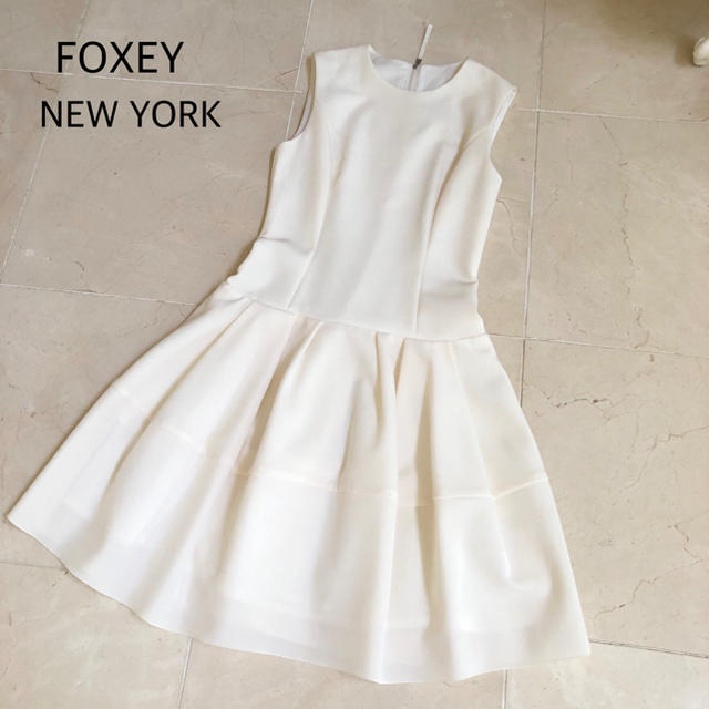 極美品フォクシー✩︎FOXEY NEWYORK ワンピース38