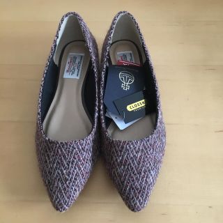 ハリスツイード(Harris Tweed)のパンプス ハリスツイード 24.5 未使用 タグ付き(ハイヒール/パンプス)