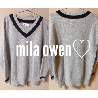 ミラオーウェン(Mila Owen)のmila owen  ミラオーウェン プレッピー風 セーター(ニット/セーター)