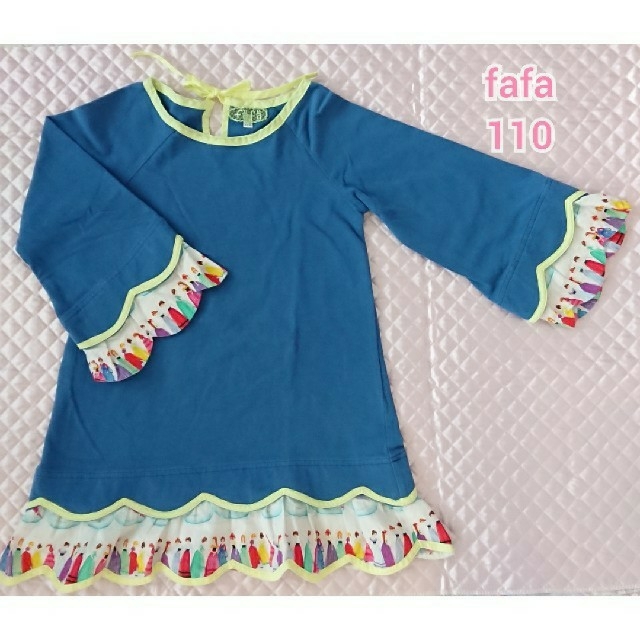 fafa(フェフェ)のフェフェ ワンピース 110 キッズ/ベビー/マタニティのキッズ服女の子用(90cm~)(ワンピース)の商品写真