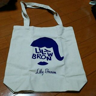 リリーブラウン(Lily Brown)の新品 エコバッグ キャンバス 布 バック(エコバッグ)