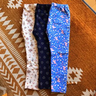 ユニクロ(UNIQLO)のUNIQLO レギンス３本セット 100cm(パンツ/スパッツ)