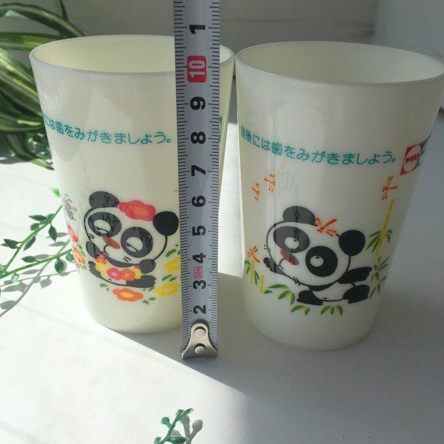 ⭐昭和レトロ⭐　ヤクルトのノベルティ　コアラ　パンダのプラスチックカップ
