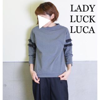 ルカ(LUCA)のLUCA/LADY LUCK LUCA 袖フリルカットソー(カットソー(長袖/七分))