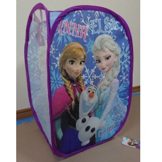 アナトユキノジョオウ(アナと雪の女王)のアナと雪の女王 ブルー おもちゃ入れ ランドリー(キャラクターグッズ)