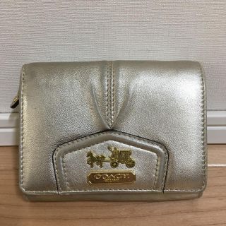 コーチ(COACH)のうっかりもじゃ子さま専用☆COACH☆二つ折り財布 レア 馬車(財布)