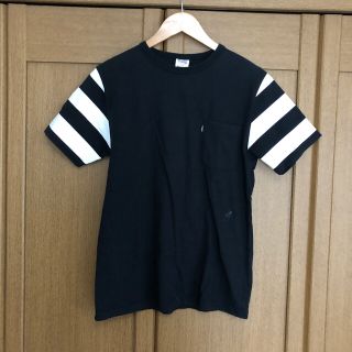 クラクト(CLUCT)のCLUCT  袖　ボーダー　Tシャツ　M サイズ(Tシャツ/カットソー(半袖/袖なし))