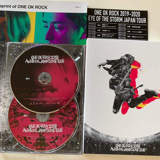 ONE OK ROCK 2018 LIVE  DVD（2枚組）