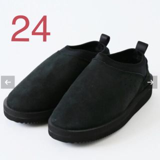 アパルトモンドゥーズィエムクラス(L'Appartement DEUXIEME CLASSE)のSUICOKE スイコック  ムートンサボ ブラック 24(スリッポン/モカシン)