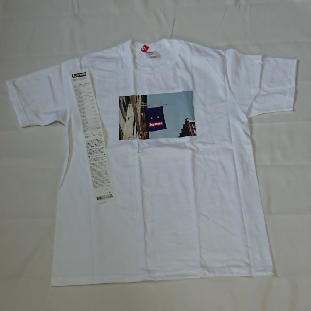 supreme banner tee white 白 Mサイズ 新品未使用