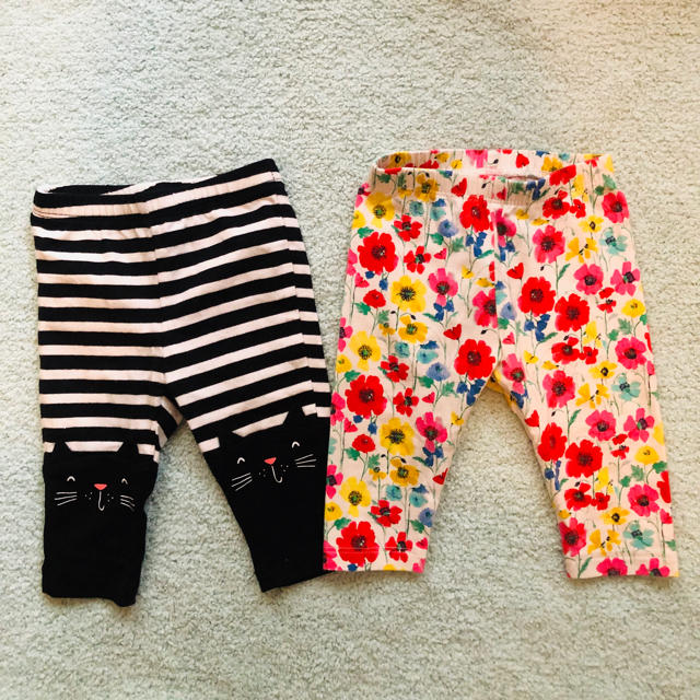 babyGAP(ベビーギャップ)のbabygap レギンス2枚 キッズ/ベビー/マタニティのベビー服(~85cm)(パンツ)の商品写真