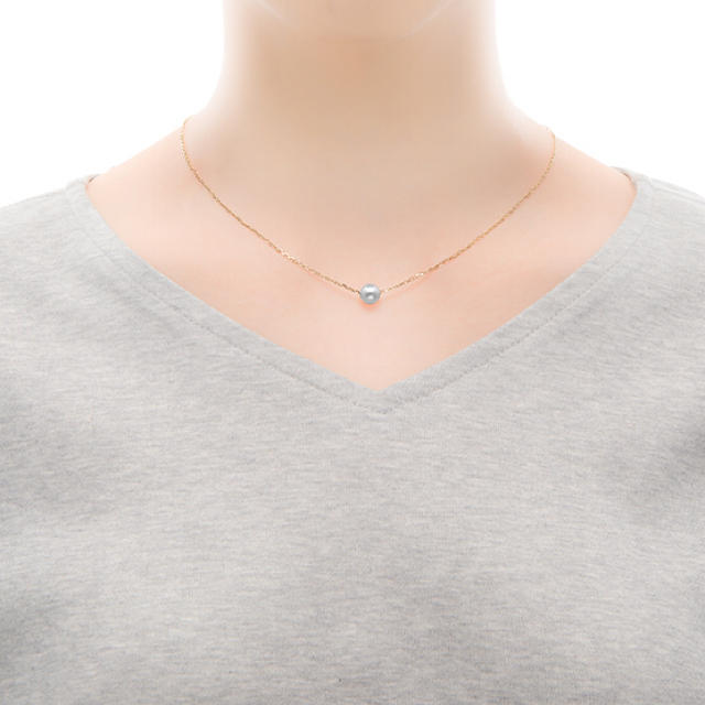 MIKIMOTO - MIKIMOTO 一粒パールネックレスの通販 by 31Chan's MIKIMOTO - MIKIMOTO 一粒パールネックレスの通販 by 31Chan's